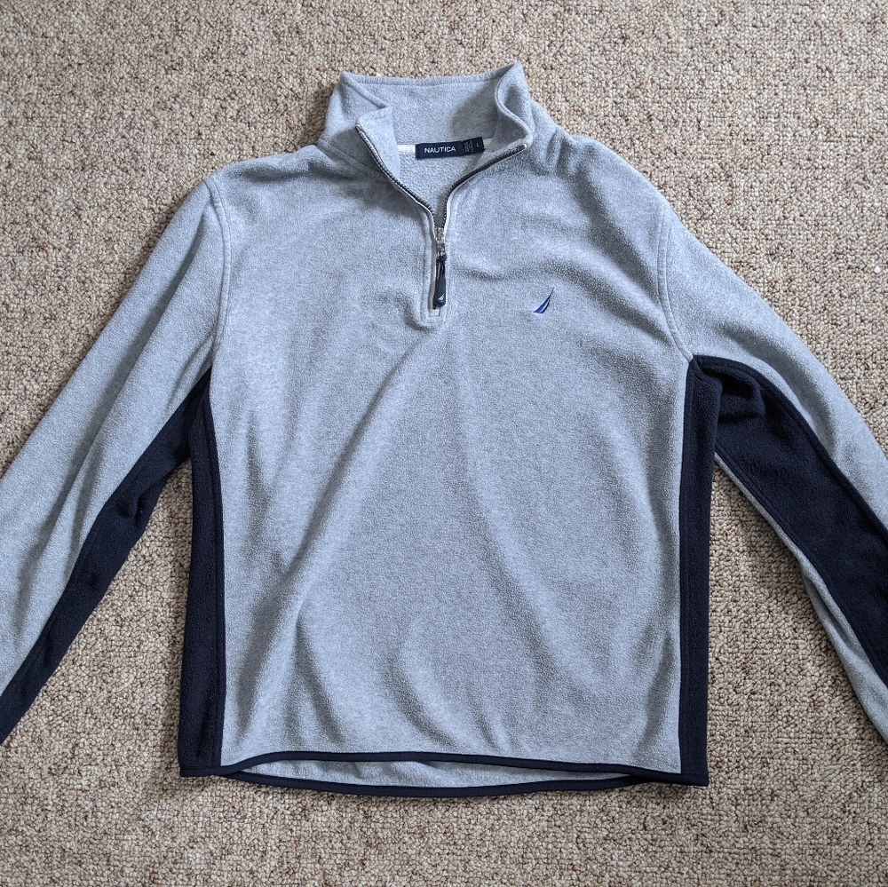Men's Nautica fleece pullover large